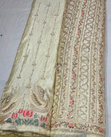 Kashmiri cutdana embroidery