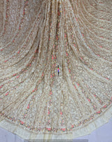 Kashmiri cutdana embroidery