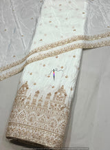 Heavy cutdana embroidery