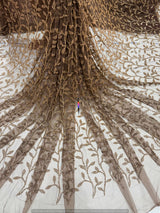 Heavy cutdana embroidery