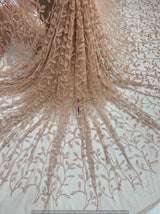 Heavy cutdana embroidery