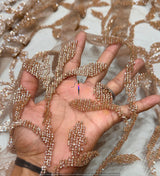 Heavy cutdana embroidery