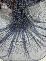 Heavy cutdana embroidery