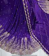 Heavy Cutdana Handwork Embroidery