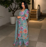 Pearl Cutdana Position Print Embroidery