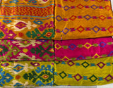 Bandhni Ikkat Discharge Digital Print