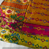 Bandhni Ikkat Discharge Digital Print