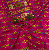 Bandhni Ikkat Discharge Digital Print