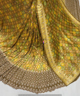 Heavy Cutdana Mirror Embroidery