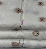 Meena Stone Cutdana Embroidery