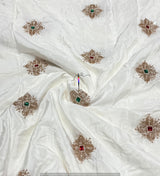 Meena Stone Cutdana Embroidery