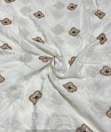 Meena Stone Cutdana Embroidery