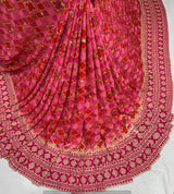 Heavy Cutdana Border Embroidery