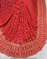 Heavy Cutdana Border Embroidery