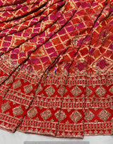 Heavy Cutdana Border Embroidery