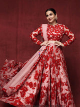 Appliqué Flower Cutdana Handwork Embroidery