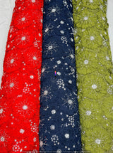 Appliqué Flower Cutdana Handwork Embroidery