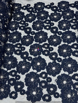 Appliqué Flower Cutdana Handwork Embroidery