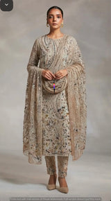 Multi cutdana embroidery