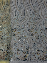 Multi cutdana embroidery