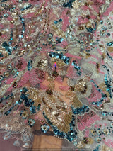 Multi cutdana embroidery