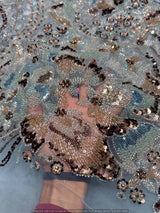 Multi cutdana embroidery