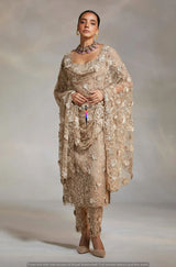 Heavy sequence cutdana embroidery