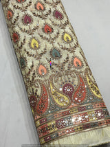 Mirror embroidery