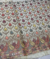 Mirror embroidery