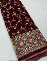 Cutdana handwork embroidery