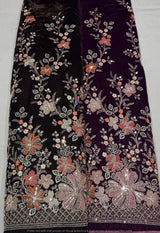 Multi cutdana embroidery