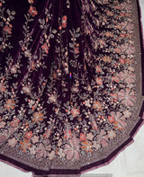 Multi cutdana embroidery
