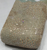 Heavy mirror cutdana embroidery