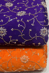 Handwork embroidery jaal