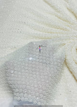 Full Heavy cutdana embroidery