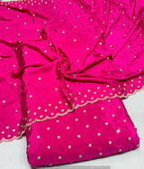 Cutdana beads embroidery