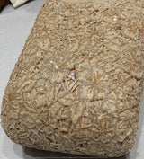 Heavy cutdana embroidery