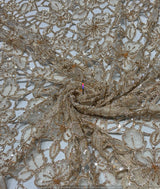 Heavy cutdana embroidery