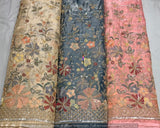 Multi cutdana embroidery