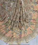 Multi cutdana embroidery