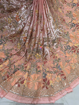 Multi cutdana embroidery