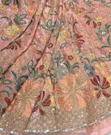 Multi cutdana embroidery