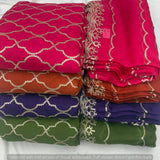 Gota foil embroidery
