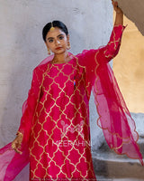 Gota foil embroidery