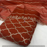 Gota foil embroidery