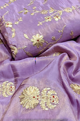 Hand gota meena embroidery
