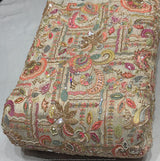 Multi cutdana embroidery