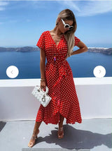 Polka dot digital print