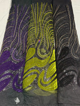 Velvet Aplic handwork embroidery