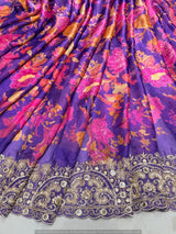 Heavy border mirror embroidery